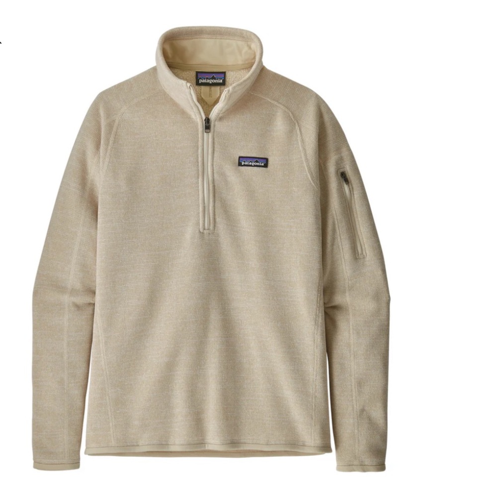 Patagonia Women's Better
Sweater® 1/4-Zip Fleece Color Oyster Size S NWT